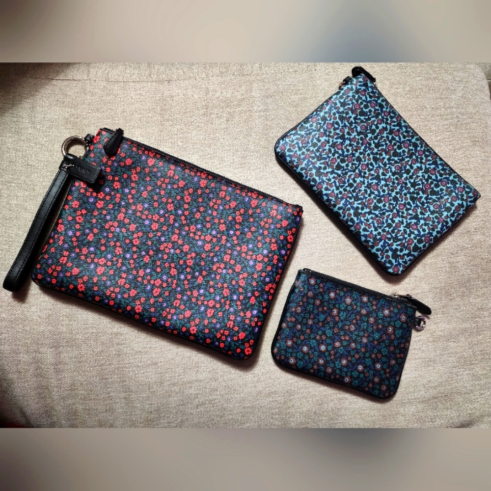 Coach wristlet set